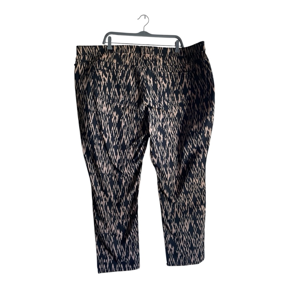 LYS Women’s Size 26W Patterned Black and Beige Jeans - Picture 2 of 15